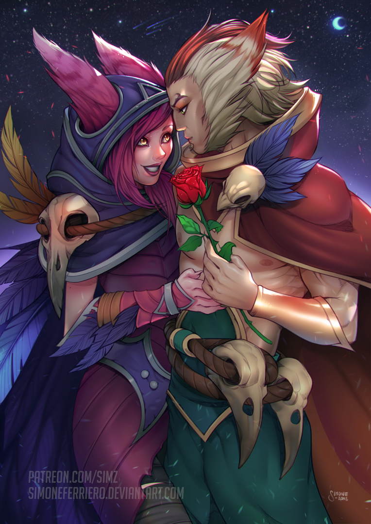 Xayah + Rakan Valentine's Day