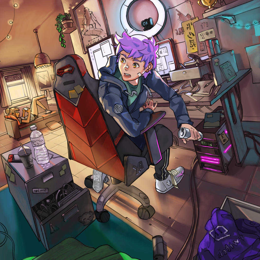 Gaming Deviantart Gaming Room by simoneferriero on DeviantArt
