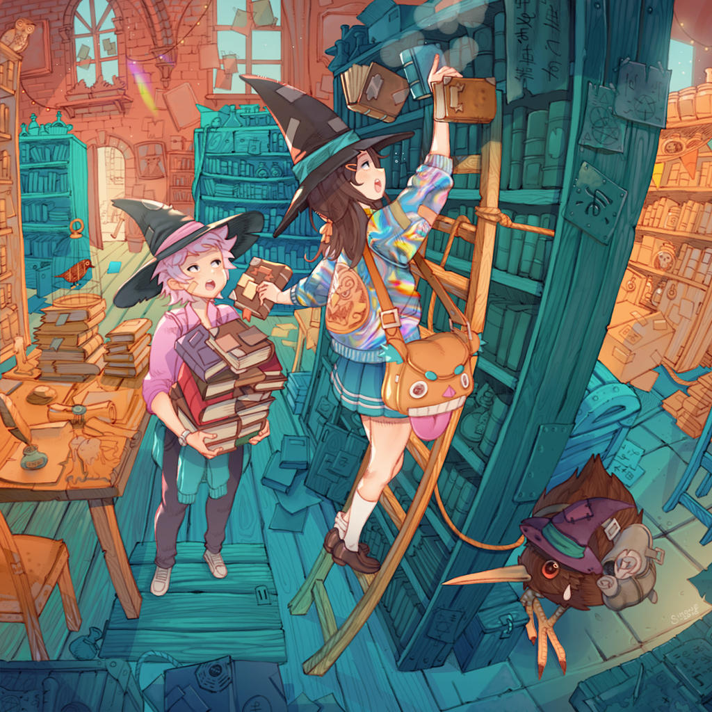 Ellinia Magic Library Magical Library by simoneferriero on DeviantArt