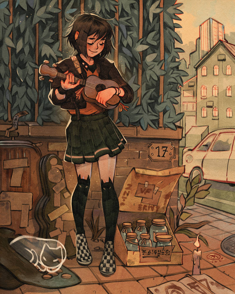 Busker by simoneferriero on DeviantArt