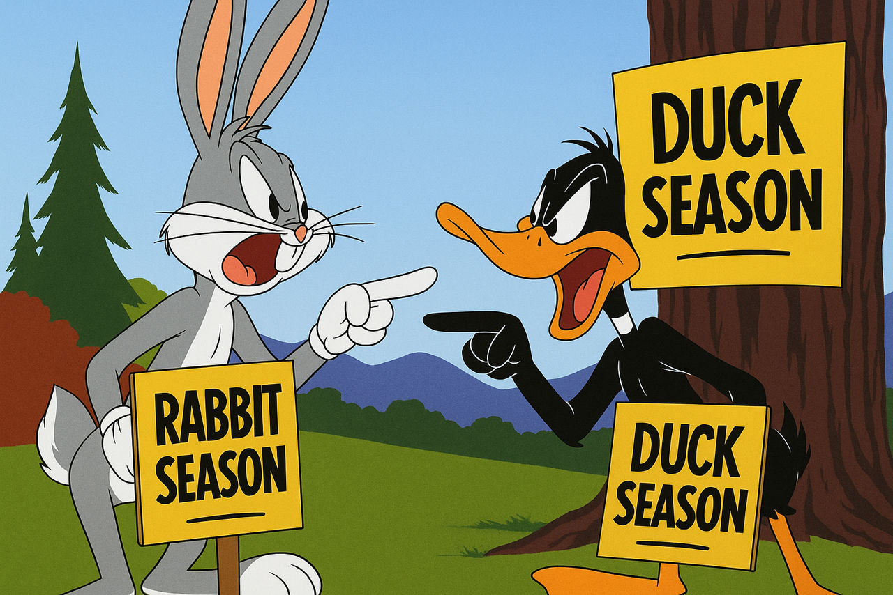 Duck Season vs Rabbit Season by JaylenTheCreator on DeviantArt