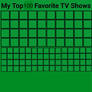My Top 100 Favorite Shows Template