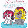 Nina and Karen: Hot in the Springs
