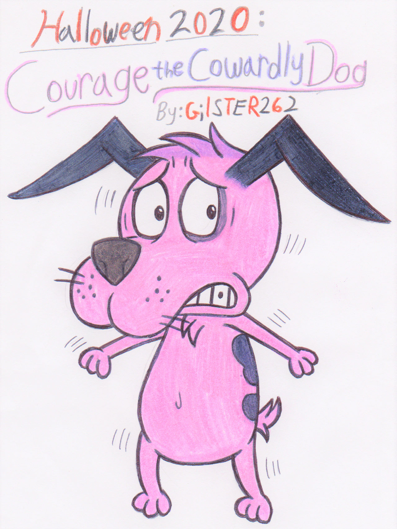 Halloween 2020 Courage the Cowardly Dog by gilster262 on DeviantArt
