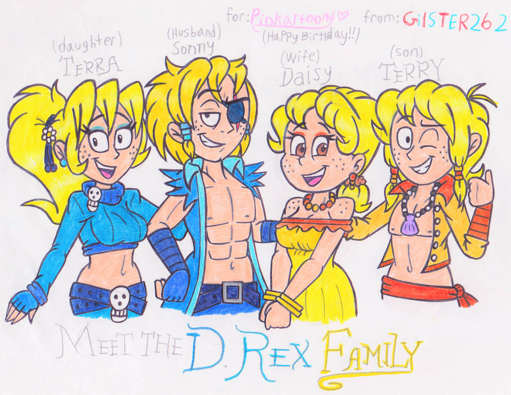 Meet the D. Rex Family by gilster262 on DeviantArt