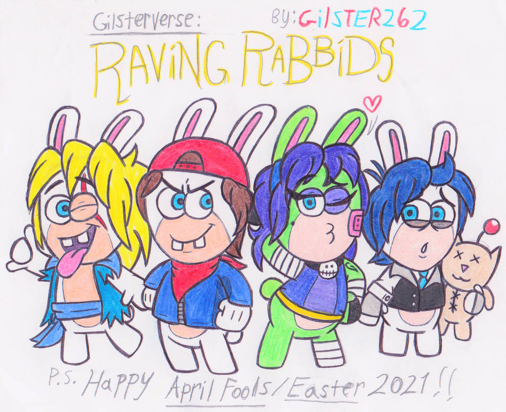 Gilsterverse: Raving Rabbids by gilster262 on DeviantArt