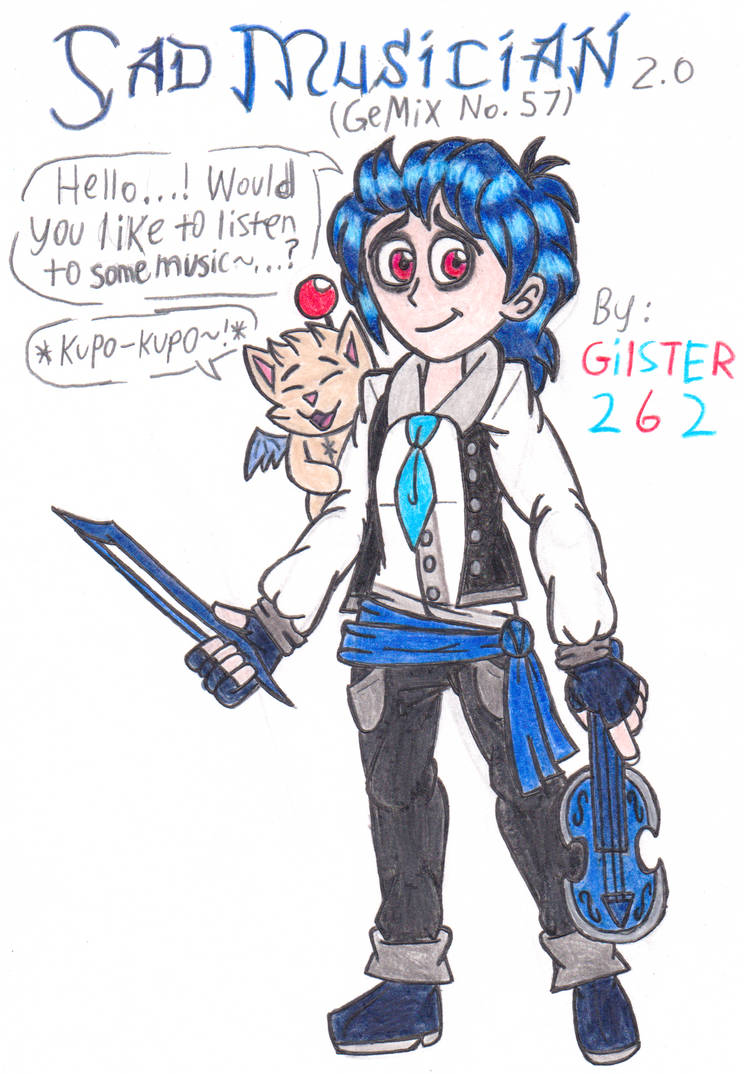 Sad Musician 2.0 by gilster262 on DeviantArt