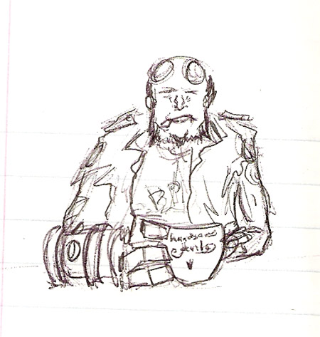 Hellboy Sketch