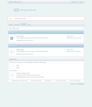 Clean: Forum Theme