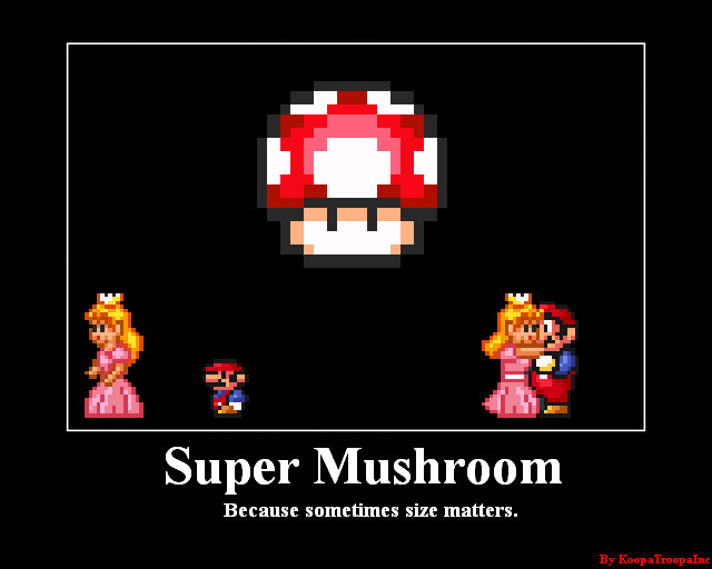 Super Mushroom Demotivator