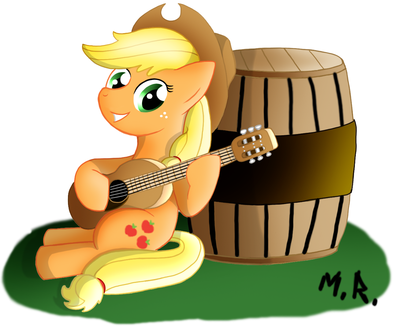 Applejack on Guitar