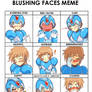 Blushing Faces Meme