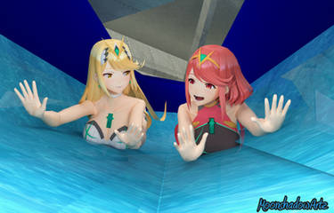 Pyra  Mythra -- Water Slide (alt)