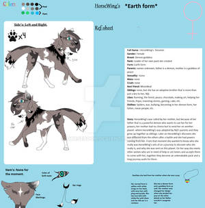 HorseWing's Ref-sheet Earth Form