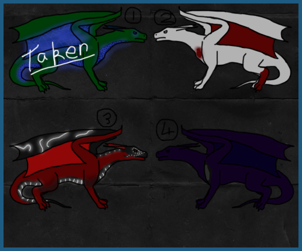 Free Dragon Adoptables - CLOSED