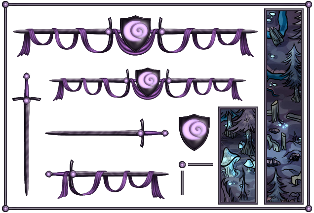 Flight Rising Profile Elements - Shadow by LittleFireDragon on DeviantArt
