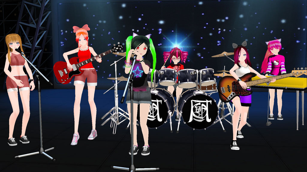 all of my mmd models i made so far Wallpaper by skates99 on DeviantArt