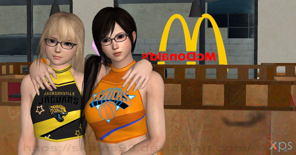 Marie Roe Marie Roe And Kokoro Bff Pose Wallpaper by skates99 on DeviantArt