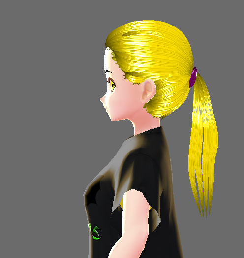 VRoidStudio ponytail hair preset dl