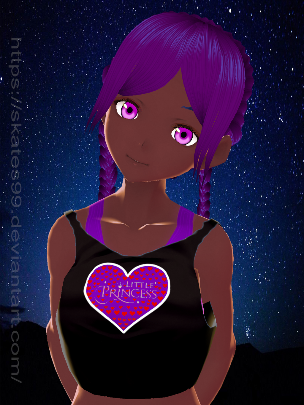 vroid studio Tara with Braid hair