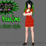 vroid studio ng Aki China Dress Progress
