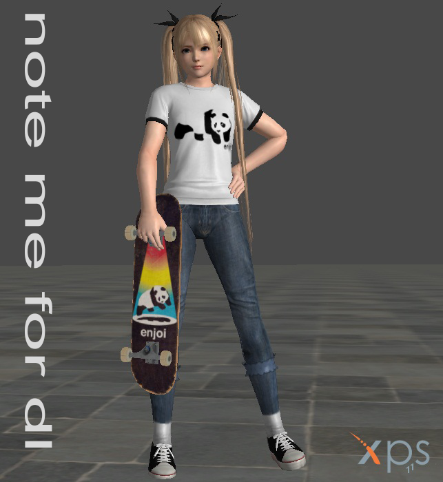 Xps doa marie rose skater meshmod note me for dl