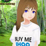 Vroid studio my Miya oc casual 4 longhair version