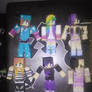 Some random papercraft bendable figures I made