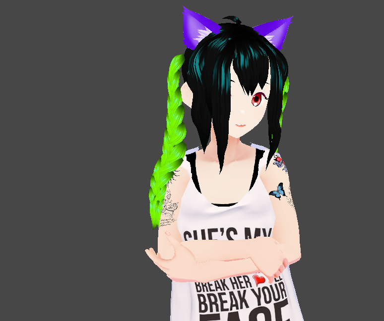 vroid aki braid hair update