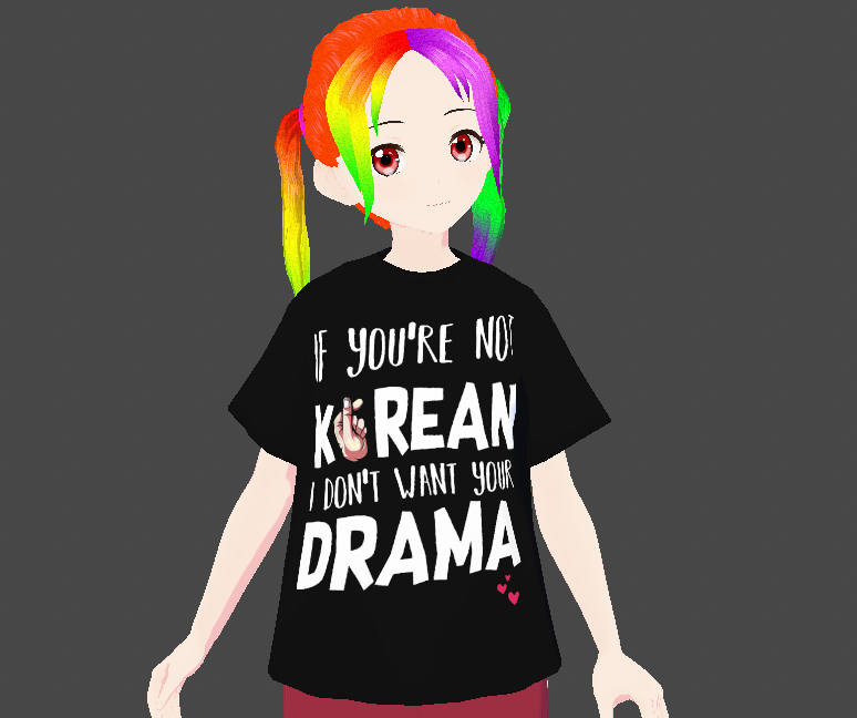 Vroid studio ngYumi kpop shirt project