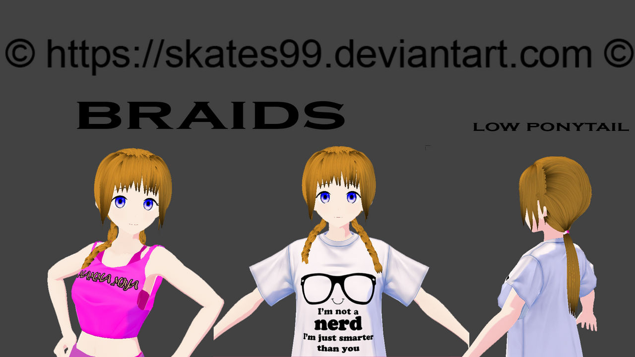 Vroidstudio some more hair styles