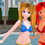 Mmd Miya And Miyako model dl +wallpaper