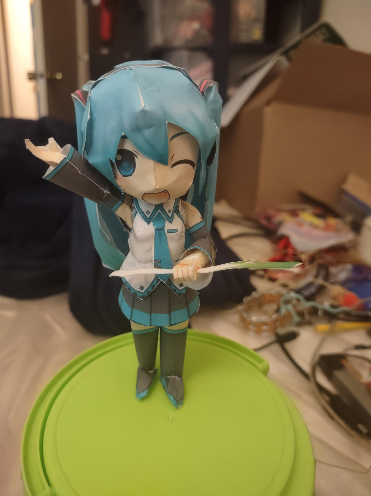 anoter papercraft miku i finished