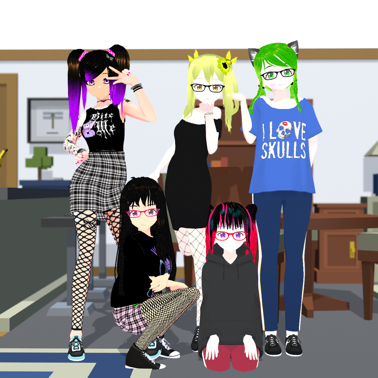 arisa and her friends i still need 3 good names