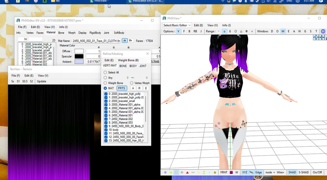 the most messy conversion to mmd i have ever seen