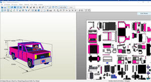 trying Pepakura again to make this truck