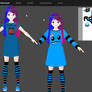 vroid studio progress on a makeover for my oc lynda version 3