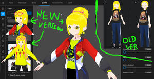 a total makeover on my oc annabelle it looks better