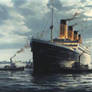Titanic leaving