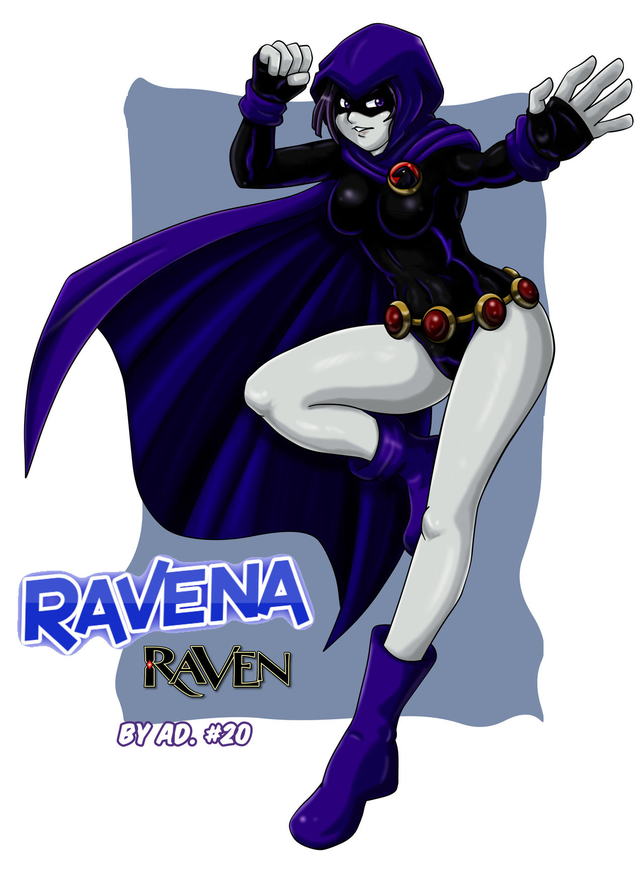 RAVENA (RAVEN)- TEEN TITANS by Konsennin on DeviantArt