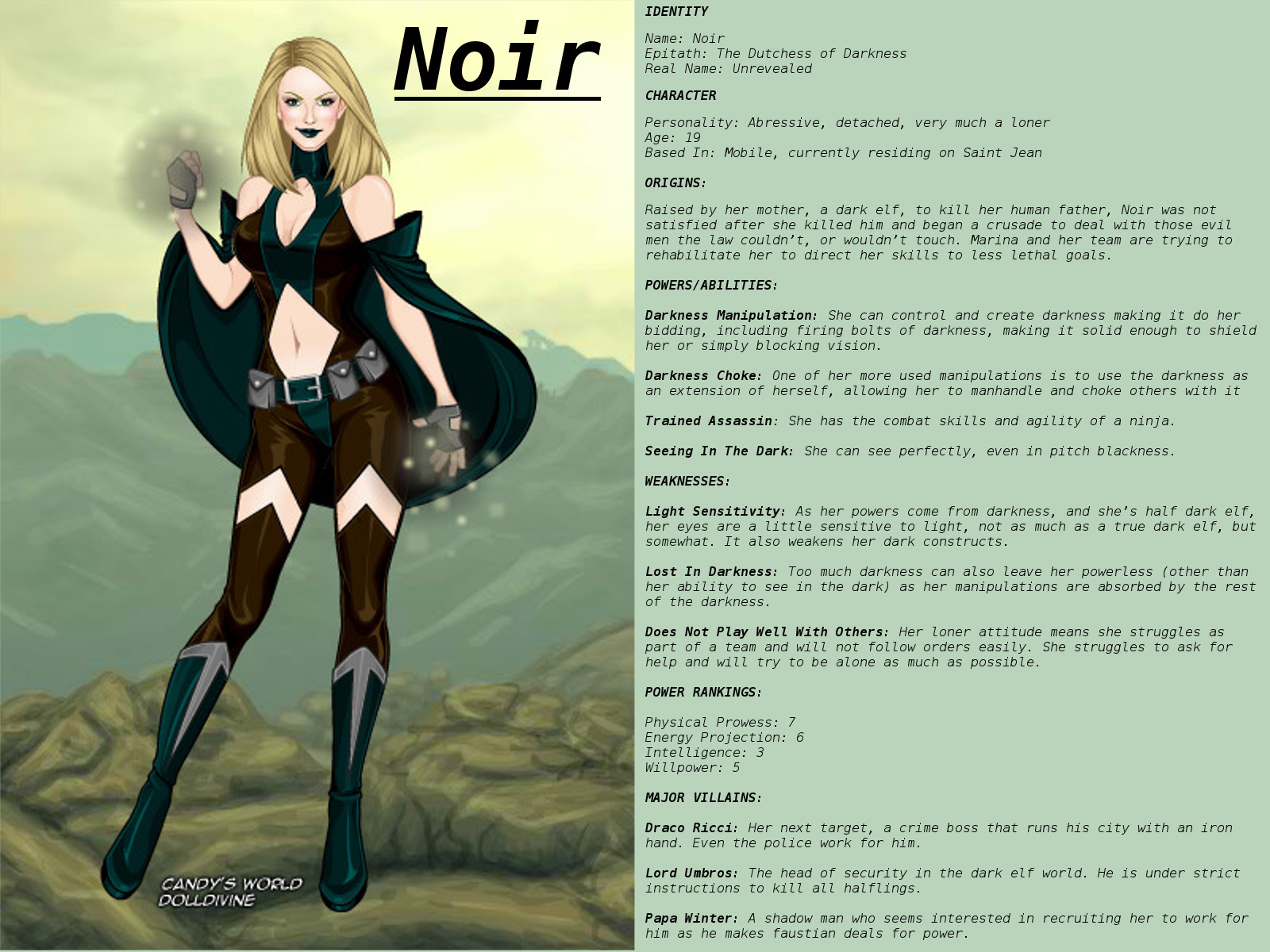 Bio 2: Noir