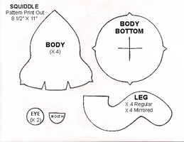 Squiddle sewing pattern