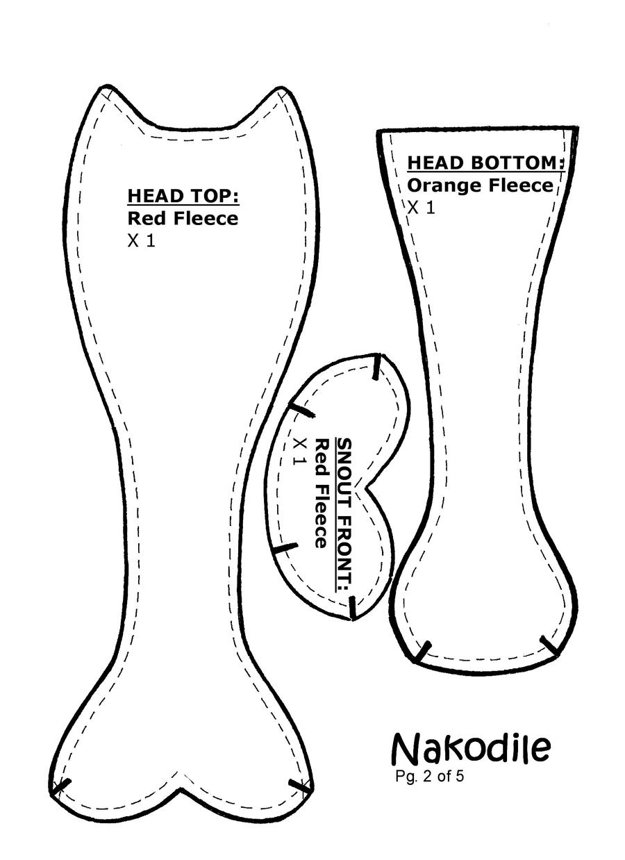 Nakodile sewing pattern Pg. 2