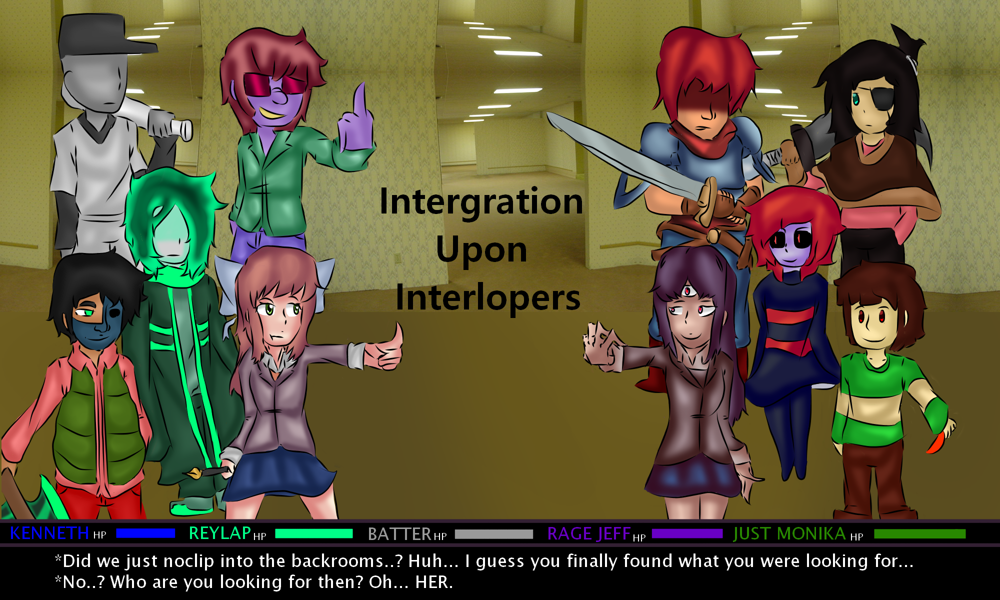 Intergrated Upon Interlopers, Backrooms by Just-Kenneth on DeviantArt