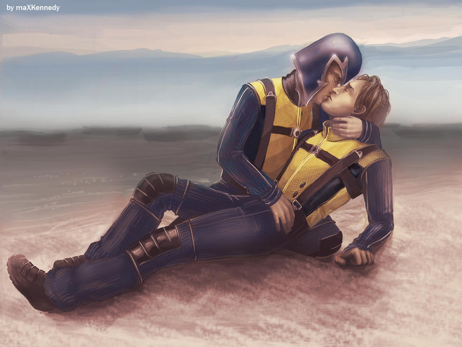 The X man first class kiss