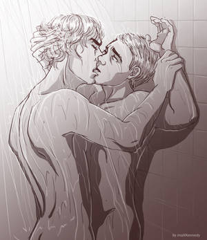 Sherlock BBC - Shower