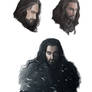 The Hobbit: An Unexpected Journey - Thorin skethes