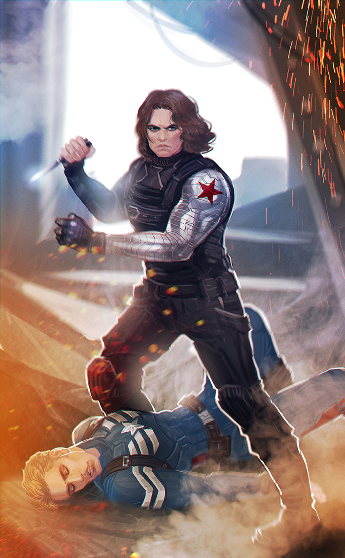 Captain America: Winter Soldier - commission