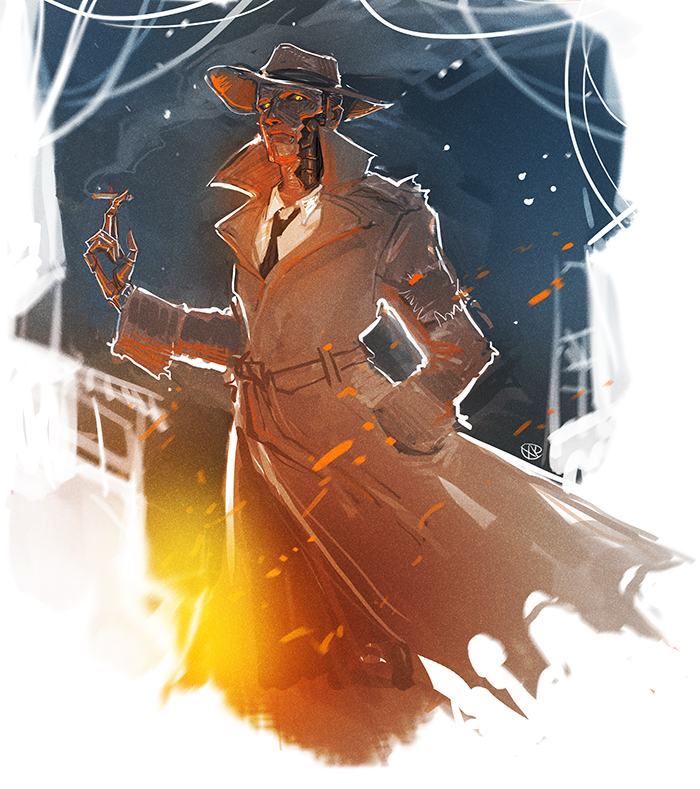 Fallout 4 Nick Valentine By Maxkennedy On Deviantart