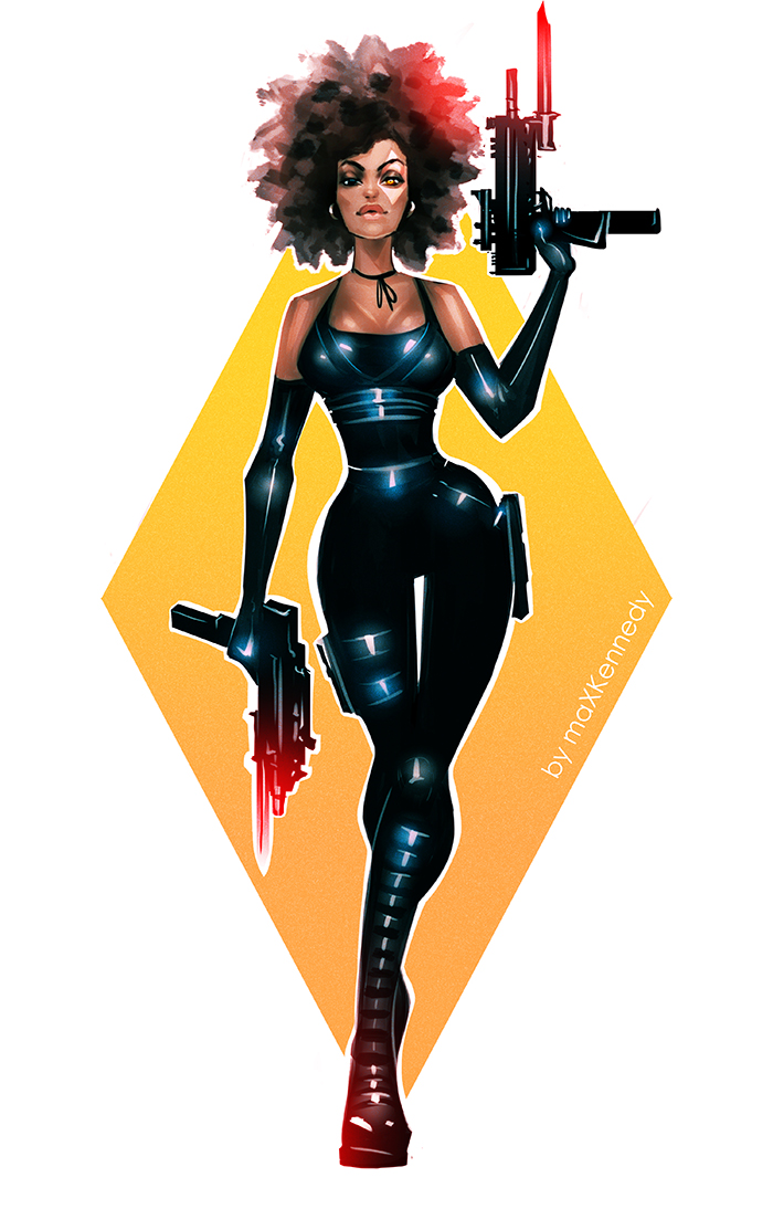 Deadpool - Domino by maXKennedy